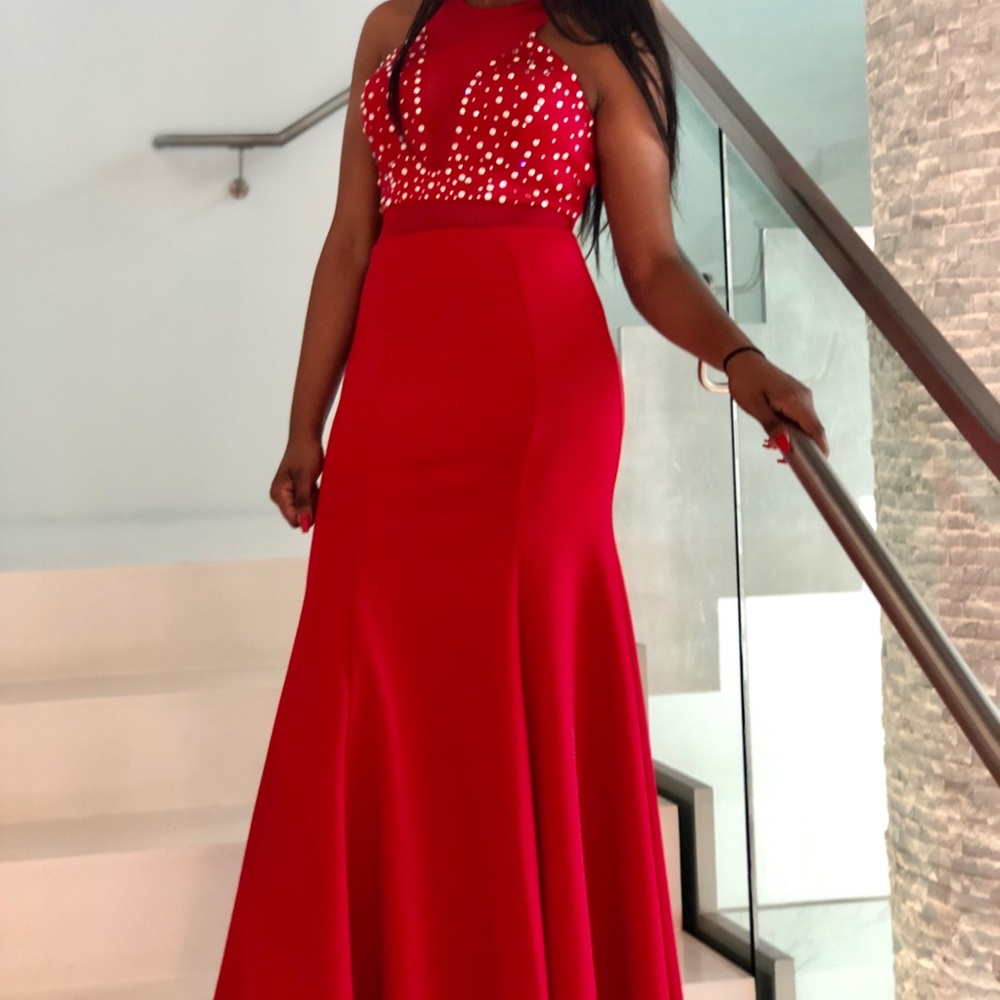 Macy’s Evening Gown Customized with Rhinestones